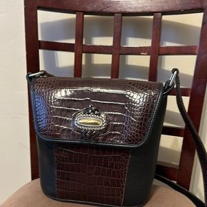 Vintage Brighton medium shoulder Bag Black womens